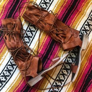 Rare Free people gladiator sandal